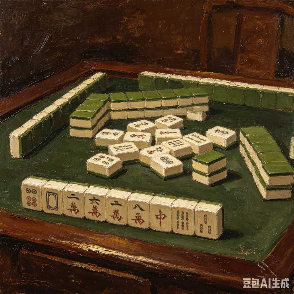 super portable mahjong game set